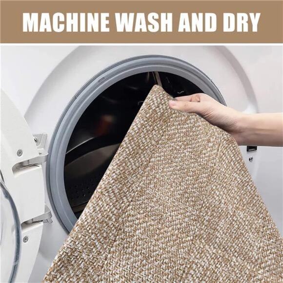 Small Bathroom Rug, 2' x 3' Hand-Woven Low Profile Front Entryway Rug - Picture 4 of 6